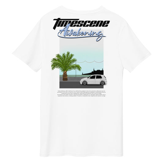 Korben's Golf Scene Tee White