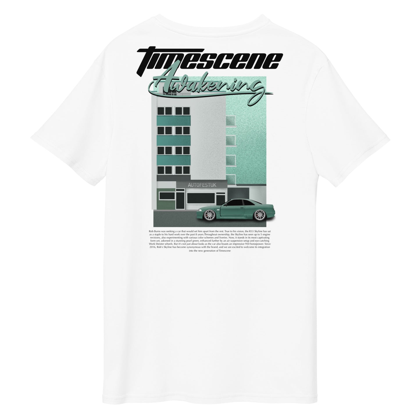 Rob's Skyline Scene Tee White